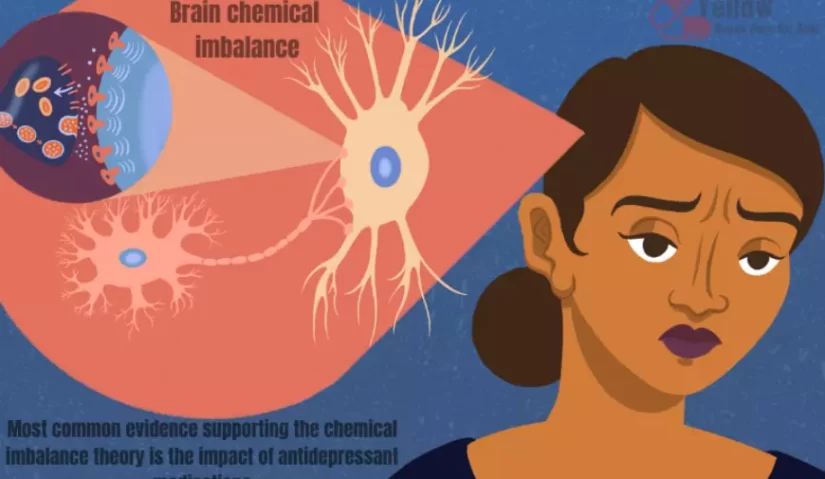 Chemical imbalance in brain depression causes